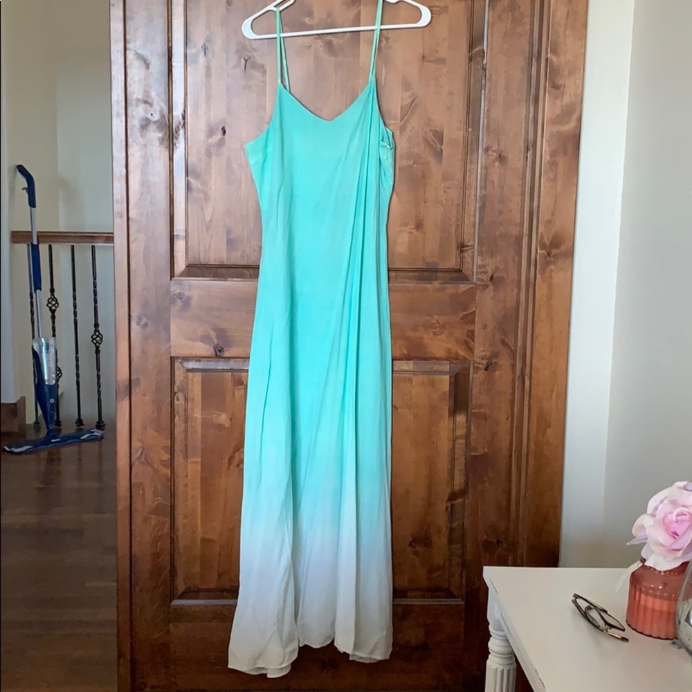 Ombré maxi dress